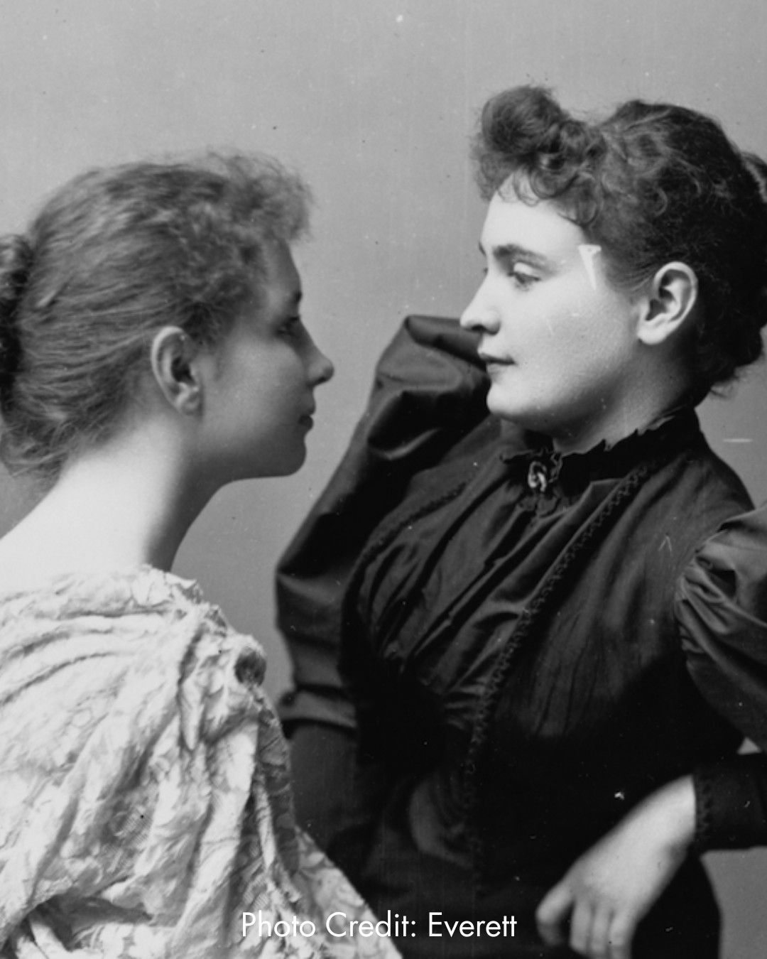 photo of helen keller and another woman
