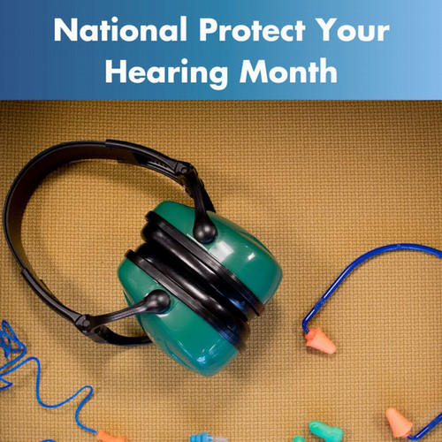 protect your hearing month graphic