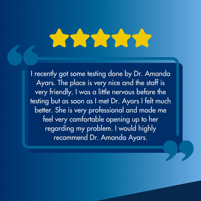 patient review graphic