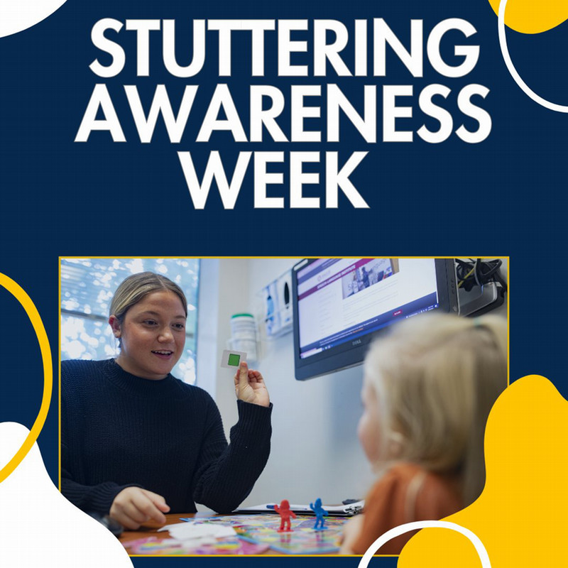 stuttering awareness week graphic