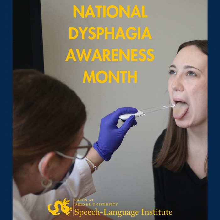 Dysphagia awareness month graphic