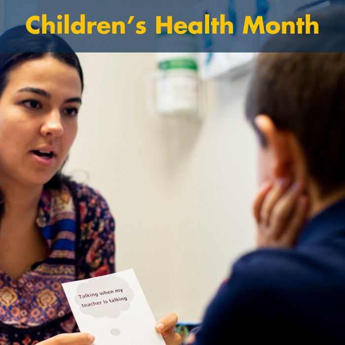 children's health month graphic