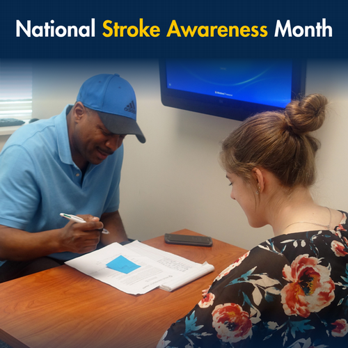 stroke awareness month graphic