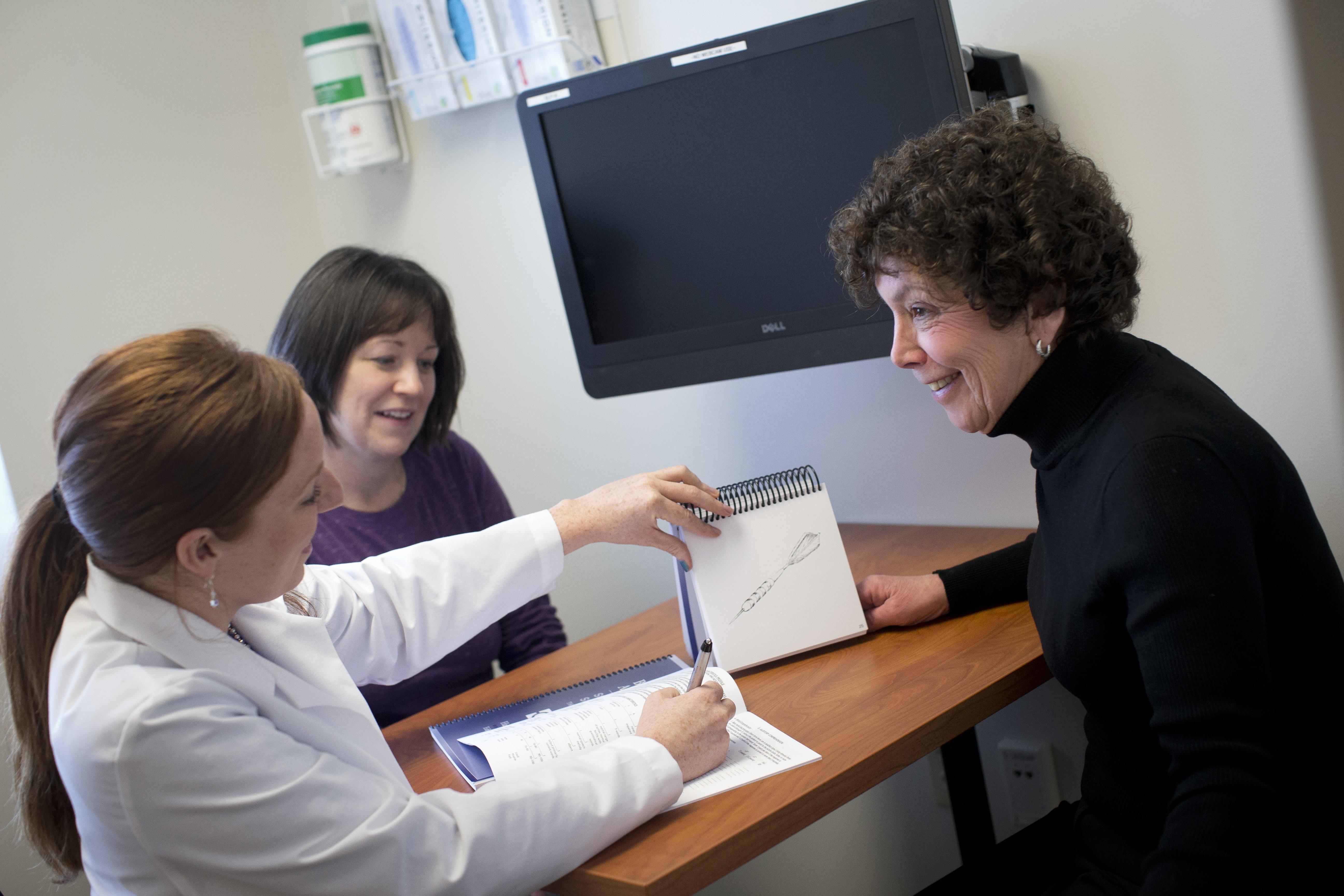 SLI student with client pic1