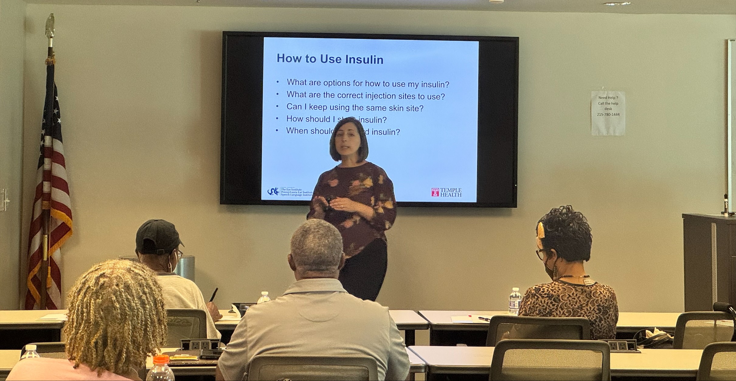 Cara Orr speaks to Real World Diabetes attendees pic1