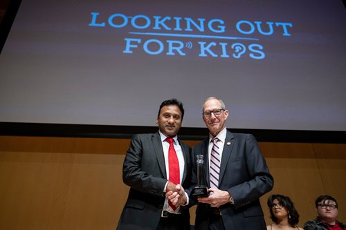 Dr. Mittelman and Kovin Naidoo