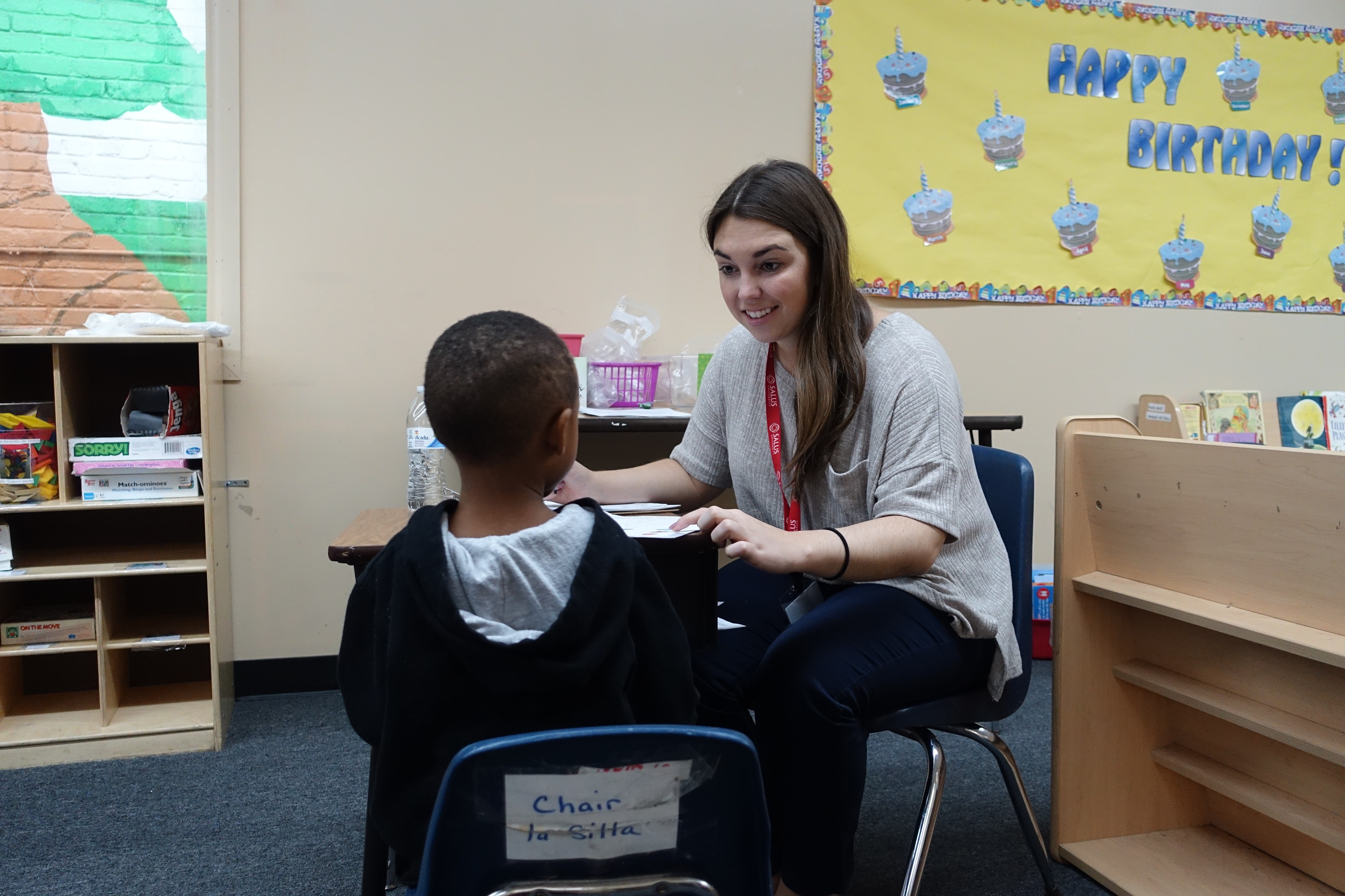 SLI student with child client