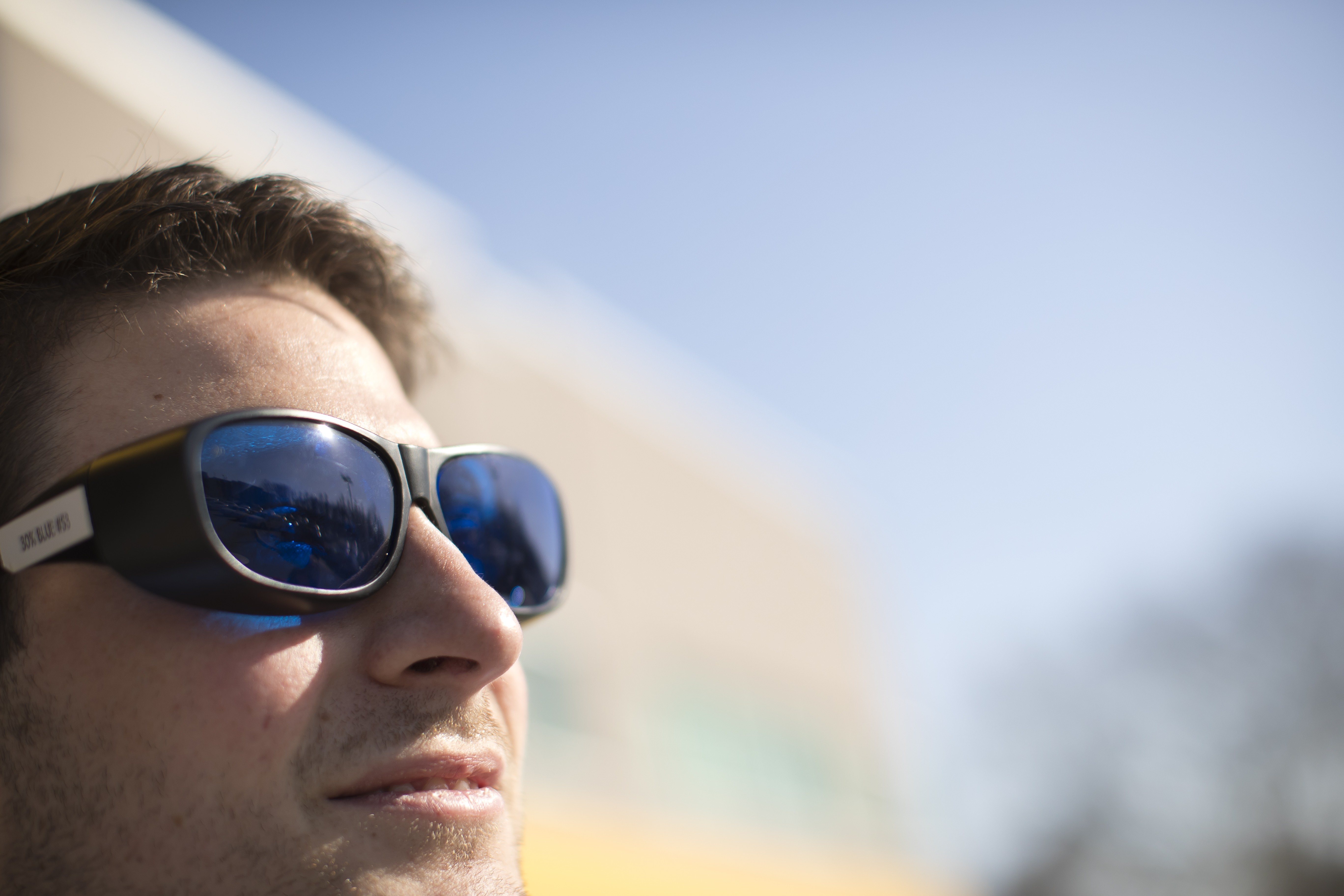 TEI student wearing sunglasses