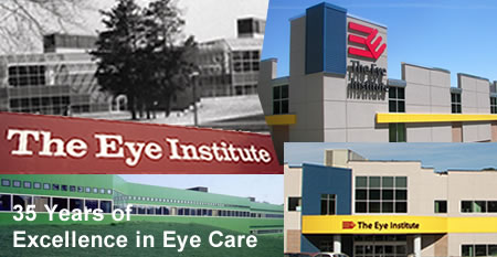 The Eye Institute anniversary graphic